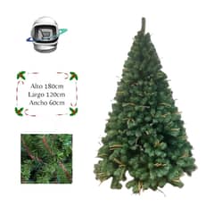 BIGBAMSPACE - Arbol de Navidad 180 cm Ultra Ramitas Café
