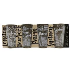 GLASSO - Set 4 Vasos City Collection