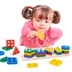 TOLIPA - Figuras gemétricas para encajar de 5 figuras