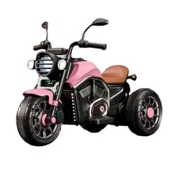ALPHA - Moto Eléctrica Para Niños Motocicleta Clásica Luz Y Sonidos
