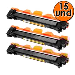 FUJIPRINT - Pack de 15 Toner 1060 Alternativo Compatible Impresoras Brother - Negro
