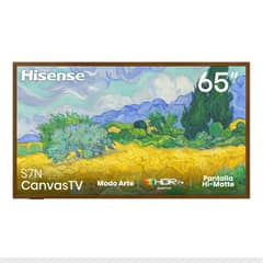 HISENSE - QLED Smart TV Canvas TV 65" 65S7N 4K Ultra HD